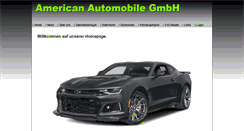 Desktop Screenshot of american-automobile.com