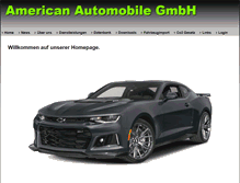 Tablet Screenshot of american-automobile.com